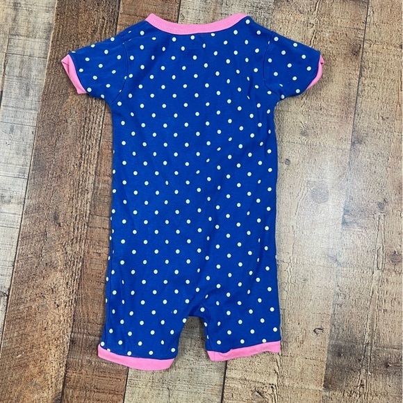 Carter's 18 Months Fleece Hooded Rompers Shorts Romper Fox Whale Pastel Forest - Picture 6 of 7